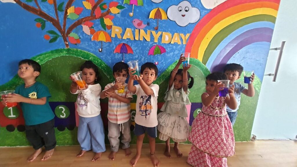 Rainy Day Celebrations in child education center